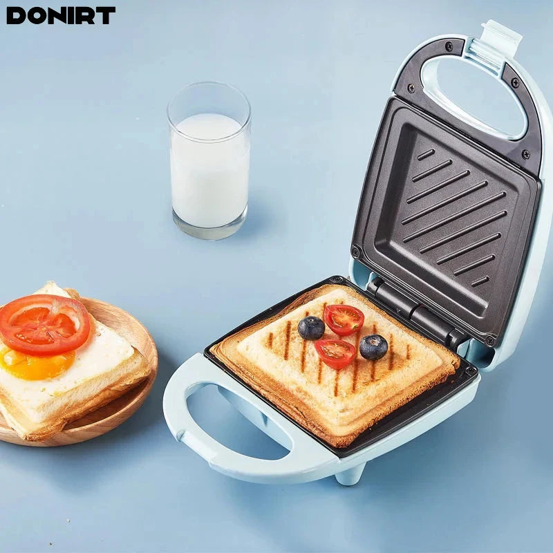 Home Breakfast Making Machine Multifunction Sandwich Maker Fast Heating Toaster Kitchen Electric Baking Pan Roast Meat Omelette