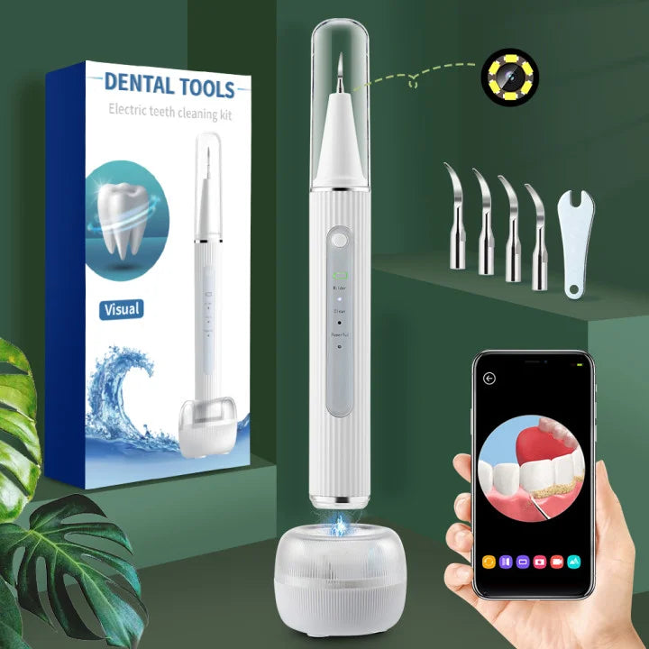 Visual Ultrasonic Tooth Cleaner Electric Dental Scaler Calculus Tartar Remover Teeth Whitening With Camera Teeth Cleaner Tools