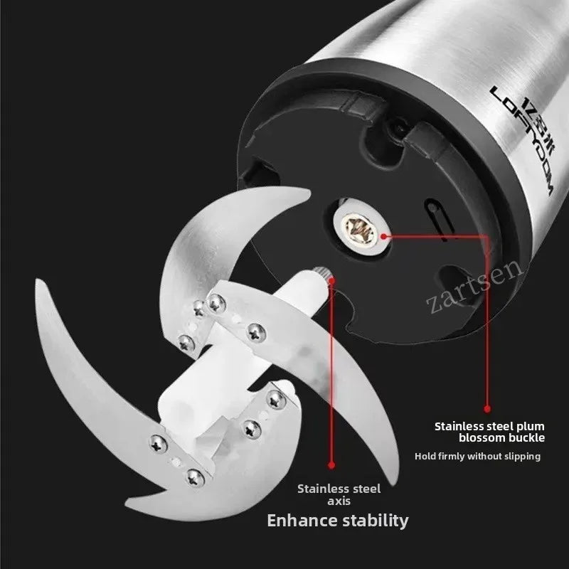 Electric Meat Grinders 304 Stainless Steel Food Crusher Multifunctional Vegetable Slicer Chopper Mincer Baby Food Processor
