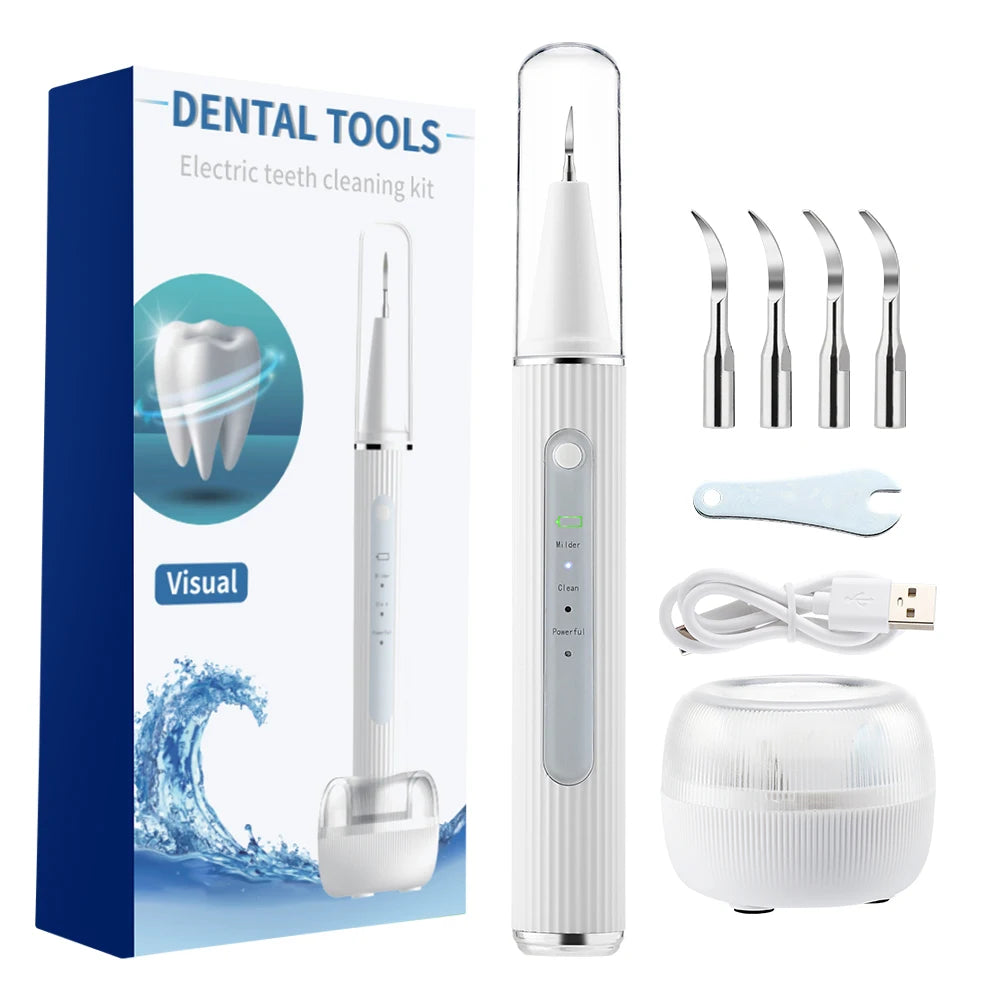 Visual Ultrasonic Tooth Cleaner Electric Dental Scaler Calculus Tartar Remover Teeth Whitening With Camera Teeth Cleaner Tools
