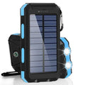 Solar Power Bank 80000mAh Portable Power Bank External Battery Fast Charging Strong Light LDE Light for All Smartphones