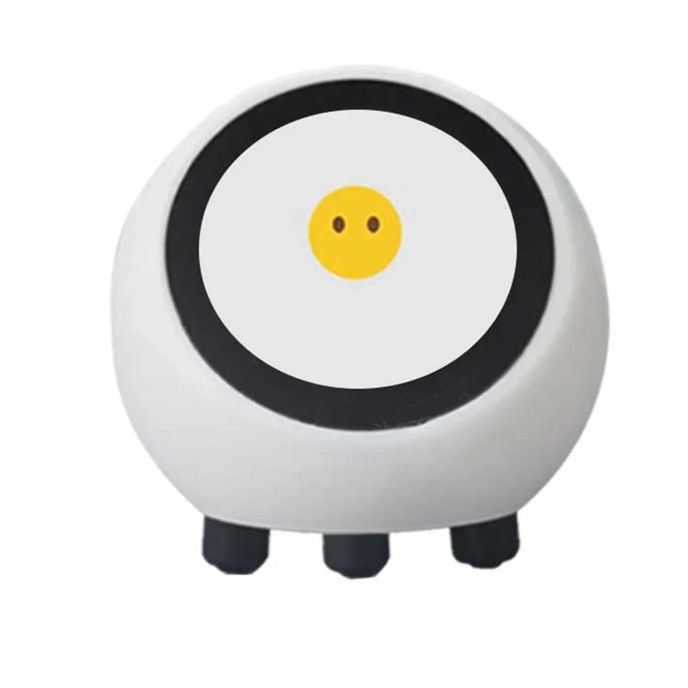 AI Voice Chat Robot No Touch Screen LCD Display Mini Robot Tabletop Ornaments Smart Assistant Robot for Home Decor(No Battery)