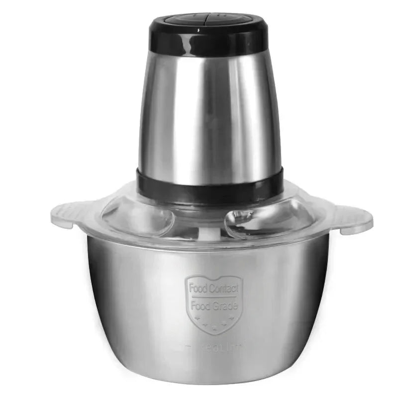 Electric Meat Grinders 304 Stainless Steel Food Crusher Multifunctional Vegetable Slicer Chopper Mincer Baby Food Processor